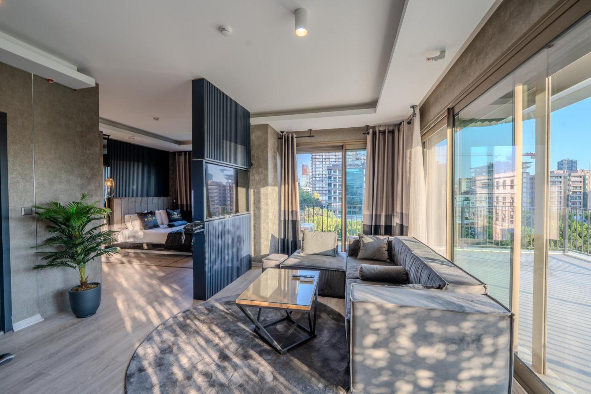 Marlen Hotel Bayrakli Измир Экстерьер фото