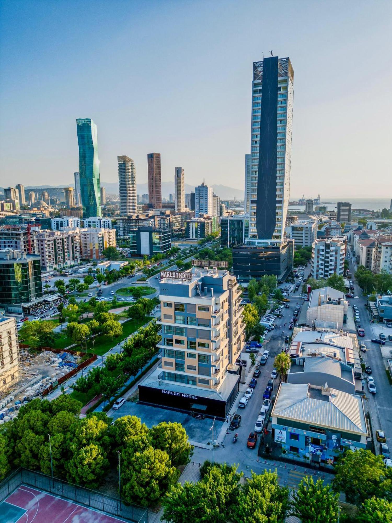 Marlen Hotel Bayrakli Измир Экстерьер фото